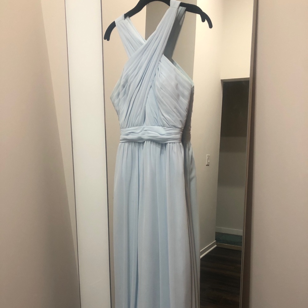 Light blue bridesmaid dress
